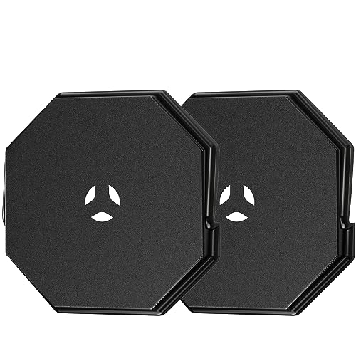 Vinyl Siding Mounting Blocks, Siding Mounting Kit, 130110006001 Octagon Mount Block, Mounting Plate for 1/2 inch Lap and 4 inch to 10 inch Height Siding, Black, 2 Pack - style: Black