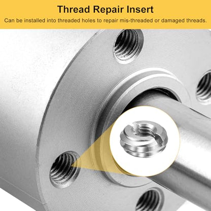 HARFINGTON 20pcs Thread Repair Inserts M10 x 1.5 Male to M5 x 0.8 Female Thread 5mm Long Stainless Steel Reducing Nuts Metric Self Tapping Sleeves Threaded Reducer Industrial Fasteners - size: M10 x 1.5 Male to M5 x 0.8 Female x 5mm