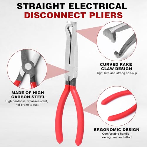 4PCS Electrical Disconnect Pliers, Automotive Connector Removal Tool Set - style: 4 Pcs Set