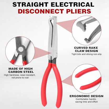 4PCS Electrical Disconnect Pliers, Automotive Connector Removal Tool Set - style: 4 Pcs Set