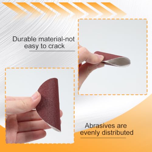 SPEEDWOX 100PCS 3" 100 Grit Sanding Discs, Hook and Loop No Hole Sandpaper - style: 100-Grit