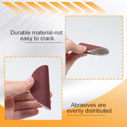 SPEEDWOX 100PCS 3" 100 Grit Sanding Discs, Hook and Loop No Hole Sandpaper - style: 100-Grit
