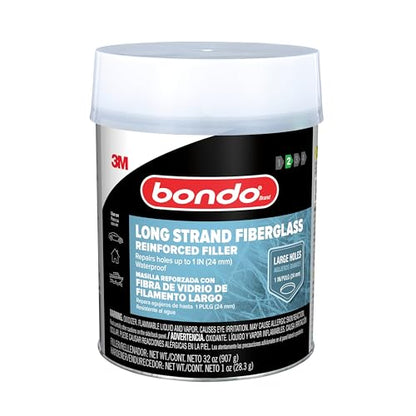 Bondo Bondo-Hair Long Strand Fiberglass Reinforced Filler, 00762, 1 Quart (Pack of 2) - size: 1 Quart (Pack of 2)