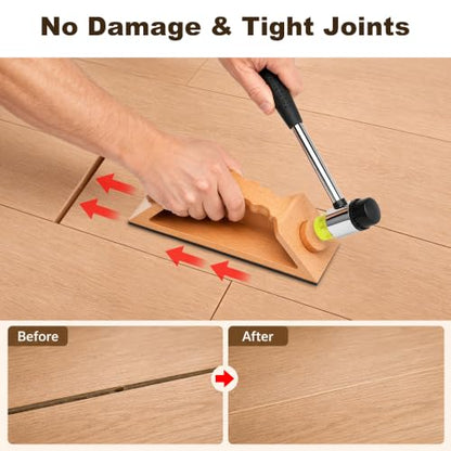 Floor Gap Fixer Tool Kit for Laminate, Vinyl, and Hardwood Flooring Repair