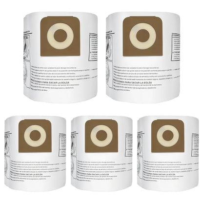 12Gal Wet/Dry Vac Dust Bags 5Pk