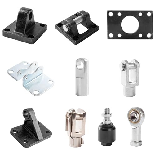 SC Cylinder FA-80 Accessories Square Flange Plate Cylinder Diameter Universal Fitting mounting Plate Fixing Frame with 4 Screws - color: FA, size: 80