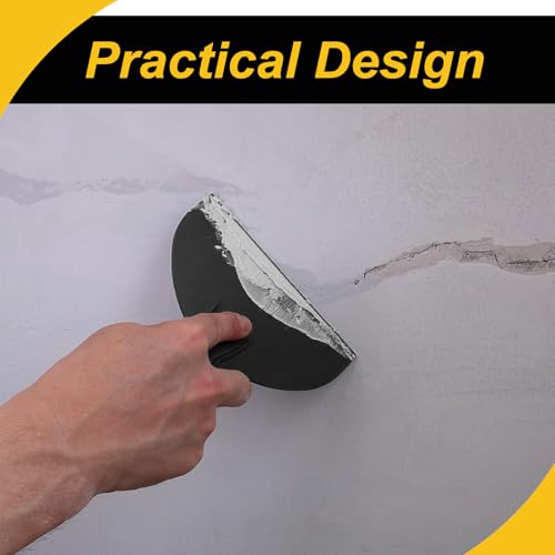10pcs Putty Scraper 3" Width 6mm Thin Flexible Putty Knife Black