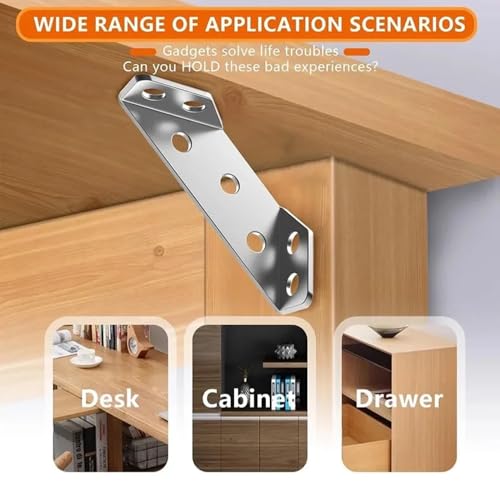 10Pcs Triangle Bracket Furniture Support Thickened Universal Connector Corner
