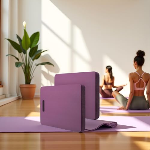 Thick Kneeling Pad, Purple, 2-Pack