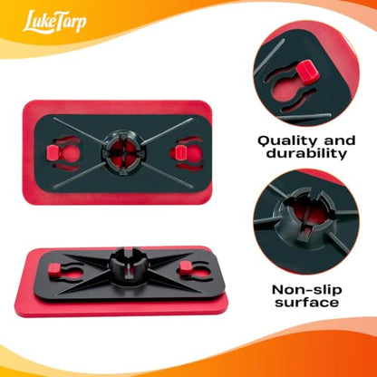 Dust Barrier Replacement Heads and Top Plates Set Fit for Zipwall HS1