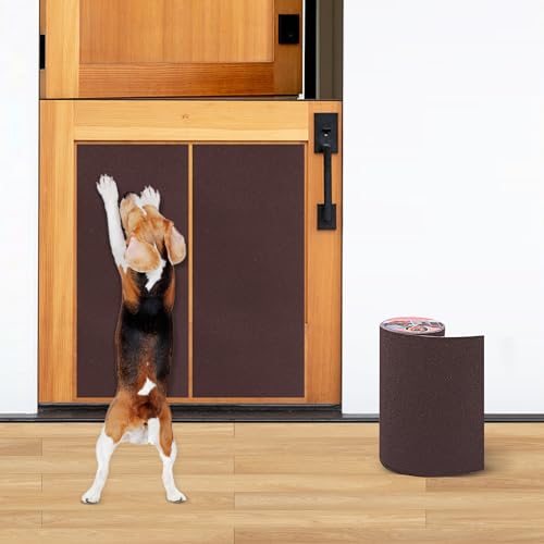 Pet Nail Self Adhesive Replacement Emery Paper, 10in*13ft, Brown - color: Brown, size: 10in*13ft