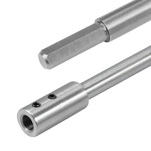 10 Inch Extra Long Forstner Bit Extension Adding Over 8-3/4 Inches of Drilling Depth to Your 3/8 Inches Hex Shafts Forstner Bit for Wood Turners Furniture - size: 10Inch Extra Long for 3/8" Shank