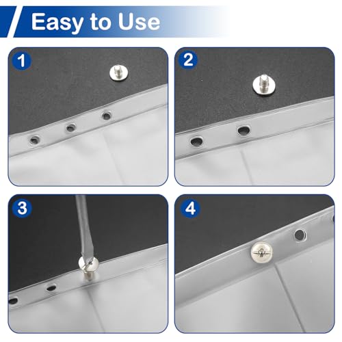 20 Sets Furniture Joint Connector Bolt & Cap Nuts Kits (35mm Sleeve) - size: M5 x 35mm