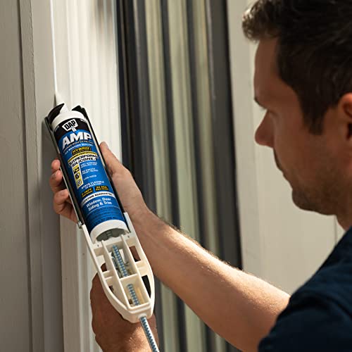 DAP AMP All Weather Window, Door and Siding Sealant, White, 9 Oz (7079800760)
