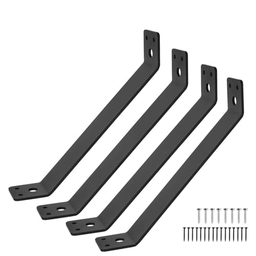 45-Degree Angle Bracket,4pcs 7.28"x1.5" Corner Brace Support - size: 7.28" x 1.5"