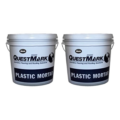 QuestMark 2110 High Traffic Epoxy Concrete Floor Patch and Resurfacer - Case (2 x 2 Gallon Unit), Black - High Impact and Abrasion Resistant Repair - color: Black, size: 2 Gallon (Case of 2)