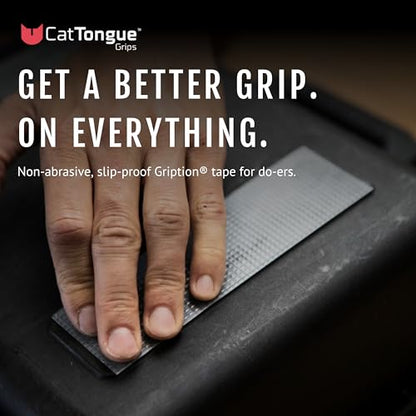 CatTongue Grips 2"x10' 2-Pk Grip Tape Roll, Non-Abrasive, Waterproof, Clear - color: Clear, size: 2" x 20'
