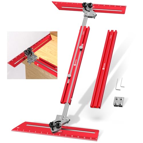 Portable Stair Tread Template Tool, Simple Assembly Stair Measuring Tool
