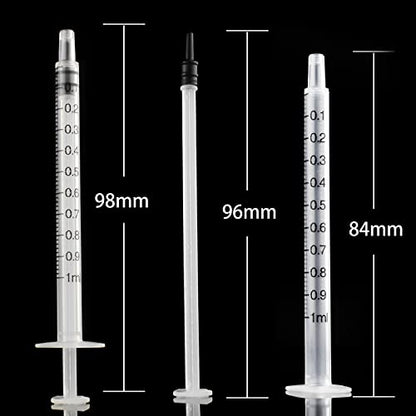 1ml/cc Syringe without Needle - 100PACK/Individually wrapped (1ml) - size: 1ml