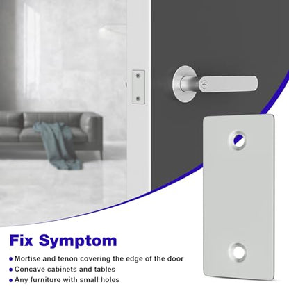 Deadbolt Cover Plate, Door Edge Filler Plate 1-1/8 Inch