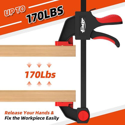 50" Woodworking Clamps, 170lbs One-Handed Clamp/Spreader, 2PCS