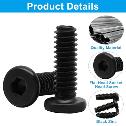 Threaded Inserts for Wood Furniture, 1/4-20, 32 Sets - size: 1/4-20