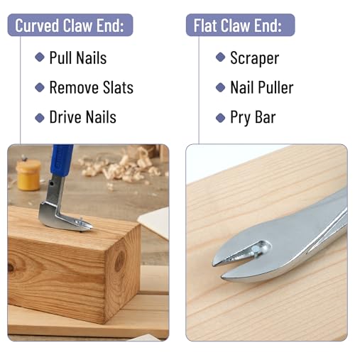 Bates- Cats Paw Nail Puller Tool, 10-Inch Small Pry Bar