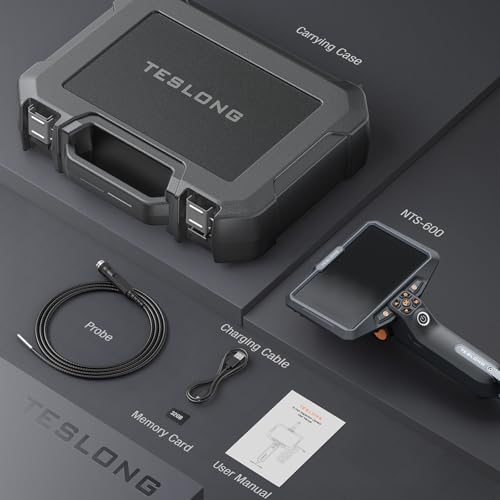 Teslong 6" IPS Screen 3.9mm Ultra-Thin for Engine & Pipe Inspection