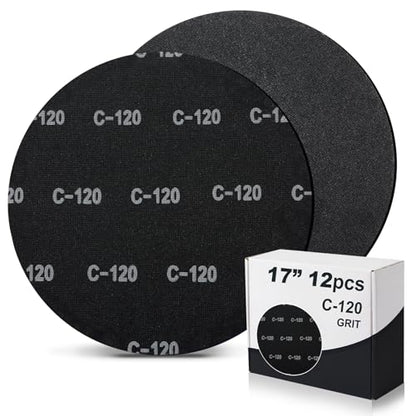 Lounsweer 12Pcs 17" Sanding Screen Disc Mesh Floor Sanding Screen, 120 Grit - style: 120 Grit