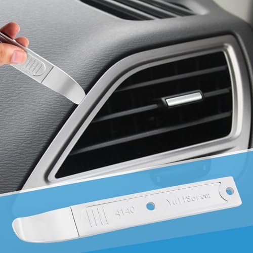 4140 Pry Tool,Pry Bar Trim Removal Tool,Pocket Pry Bar,Automotive Trim Removal Tool Kit,Aircraft Trim Removal Pry Tool,Interior and Exterior Trim Removal Kit for Planes - size: silver 1pc