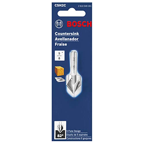 BOSCH CSH2 5/8-Inch HSS Countersink (CSH2C) - size: 5/8"