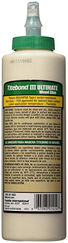 Titebond III Ultimate Tan Wood Glue 16 oz.
