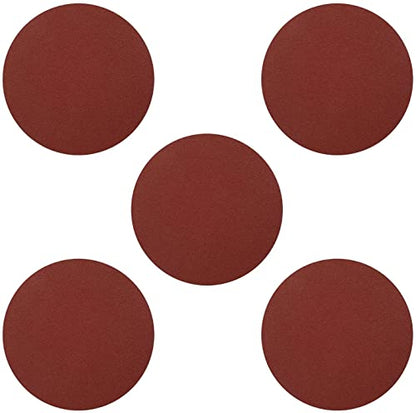 Heyiarbeit 5pcs 10" 250mm Sanding Discs 80 Grits Self Stick Adhesive Back Aluminum Oxide Sandpaper - style: 80#