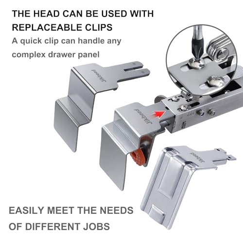 Drawer Front Installation Clamps, Drawer Clamps for Drawer Panel Installation Fixing Clips, Easy, Labor-Saving, and Efficient Drawer Fixing Clip