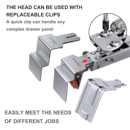 Drawer Front Installation Clamps, Drawer Clamps for Drawer Panel Installation Fixing Clips, Easy, Labor-Saving, and Efficient Drawer Fixing Clip