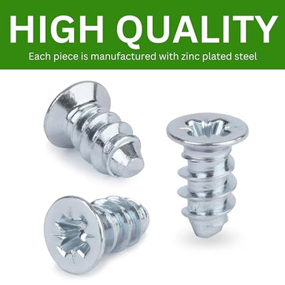 Spare Hardware Parts Replacement for IKEA Furniture Euro Screw Countersunk FX Screw - Part #146114 | Euro Screw M5.0-1.8×10 with PZD2 Recess | Pack of 36 - size: 146114