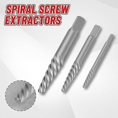 18Pcs Screw Extractor and Left Hand Drill Bit Set - size: Upgarded Kit-18PCS
