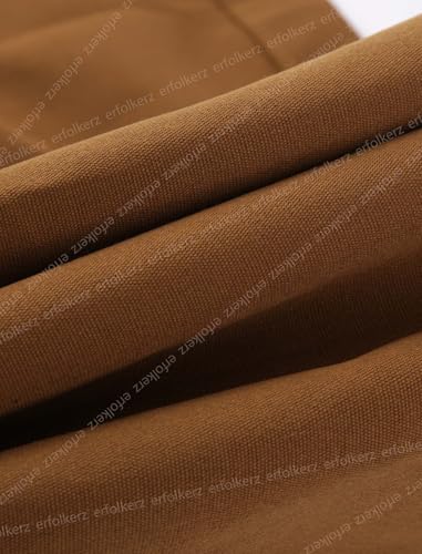 Canvas Tarp 10x20ft 22Mil Water-Resistant Tarps with Aluminum Grommets, 14OZ UV-Resistant Tarpaulin,Heavy-Duty Multi-Use Cloth Covers for Wood/Car/Roof/Boat/Camp/Canopy - color: Brass, size: 10'*20'