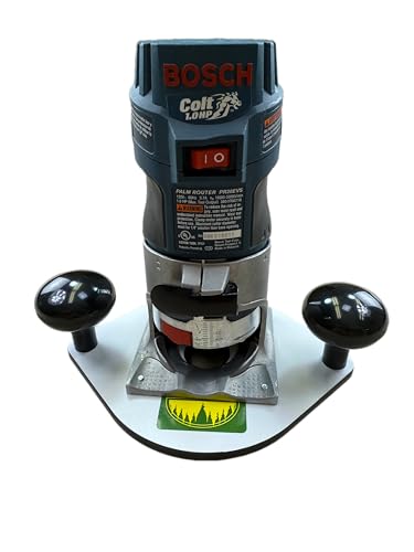 Woodhaven 8321 2" Bit Hole Baseplate for Bosch PR20, 7mm Phenolic - size: Bosch