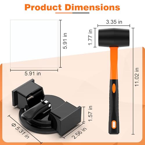 LuBanSir Iron Floor Gap Fixer Tool Double 90° Floor Gap Suction Tool