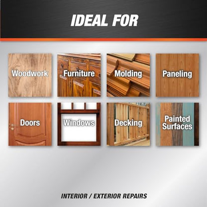 DAP Plastic Wood All Purpose Latex Wood Filler, Walnut, 6 Oz (7079800584) - color: Walnut, size: 6 oz, style: Plastic Wood