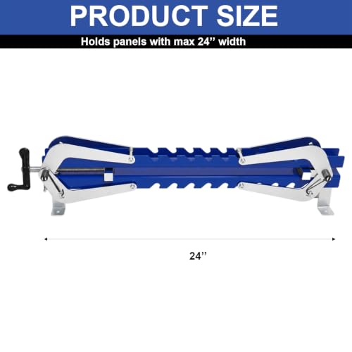 24 Inch Panel Clamp 4-Way Pressure Parallel Clamps (2 Pack Blue) - size: 2-24inch