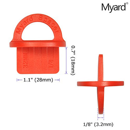 Myard Deck Board Jig Spacer Rings, 5-Size Mix 20 Packs Deck Spacers - size: Mix / 5 sizes x 4pcs