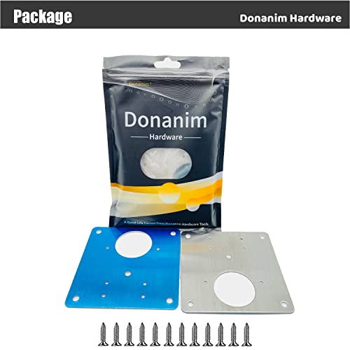 Cabinet Hinge Repair Plate, Stainless Steel Repair Plate Bracket, 2 Pack