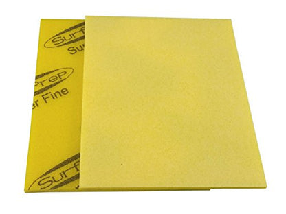 5-1/2 x 4-1/4 x 3/16 Inch Sanding Sponges, SF 400-600 Grit Sponge Sanding Pads with Aluminum Oxide Side, 10 Pack Flexible Contour Sand Sponge for Wood, Auto Paint, Plastics & Metal Sander - color: 400 Grit, size: 10 Pack