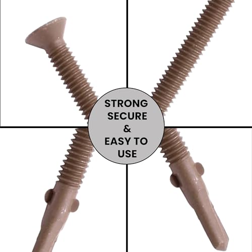 U-Turn 1/4-20 x 3-3/4 Flat Head Reamer with Wings, WAR Coated (20 Pack) - color: 1. Package Size - Small, size: (25375) 1/4"-20 x 3-3/4" WAR Coated