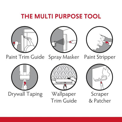 20" Do-All Scraper | Advance Equipment MFG Co. | Multi-Use Scraper with 4" Beveled Tempered Steel Blade – Built for Drywall, Paint, Spray Shield | Model DA-20 | USA Made, 100+ Years Family Owned - color: 20 Inch
