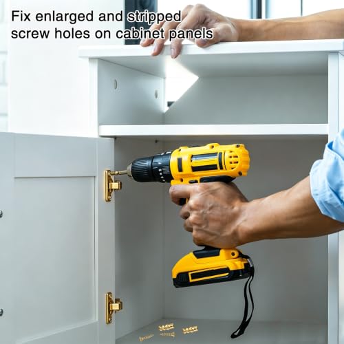 6×14mm Short Expansion Screw Set for Door Hinge Repair(50)