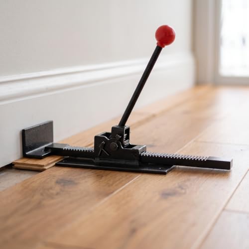 KEILEOHO Black Flooring Jack, Heavy Duty Hardwood Flooring Tool - color: Black