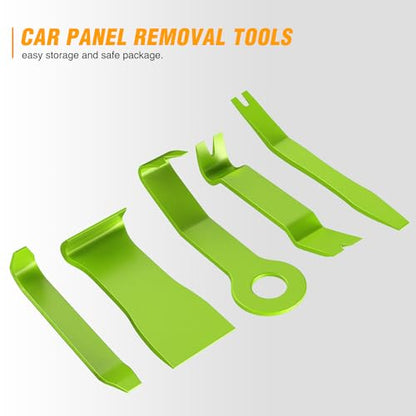 GOOACC 5PCS Auto Trim Removal Tool Kit Green - color: 5pcs Trim Removal Tool Green
